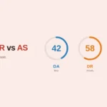 DA vs DR vs AS score comparison