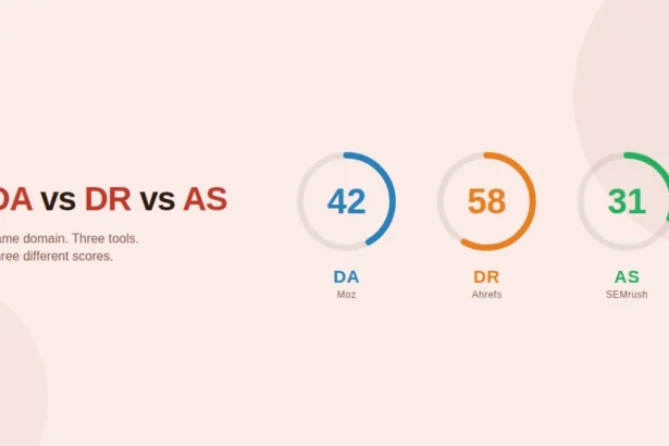 DA vs DR vs AS score comparison