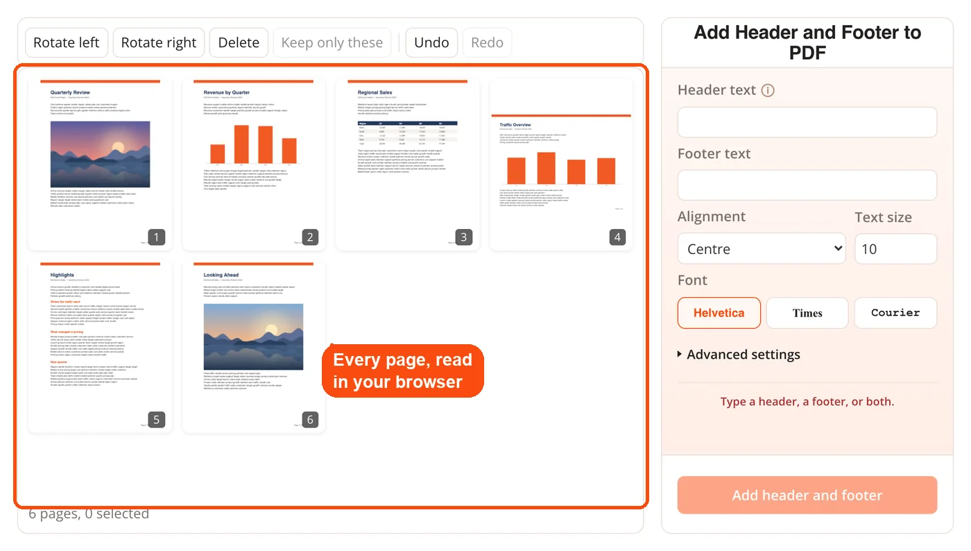 PDF pages shown as thumbnails